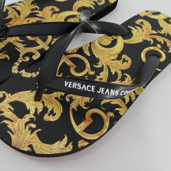 Versace Couture Flip Flops Size 11 - Picture 1 of 12